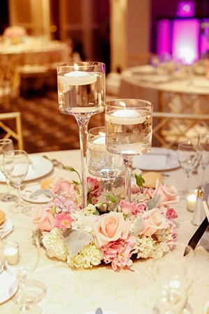 floating candle vases
