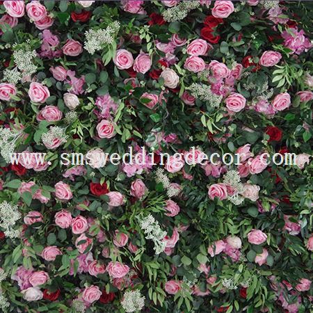 flower grass wall