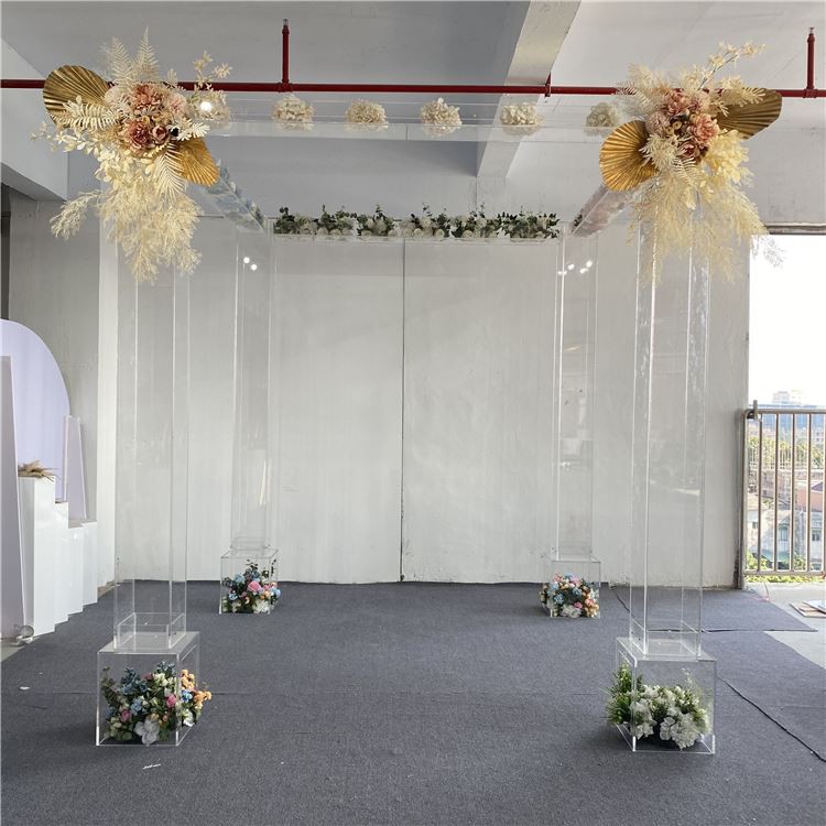 Bezbarwny Akryl Chuppah