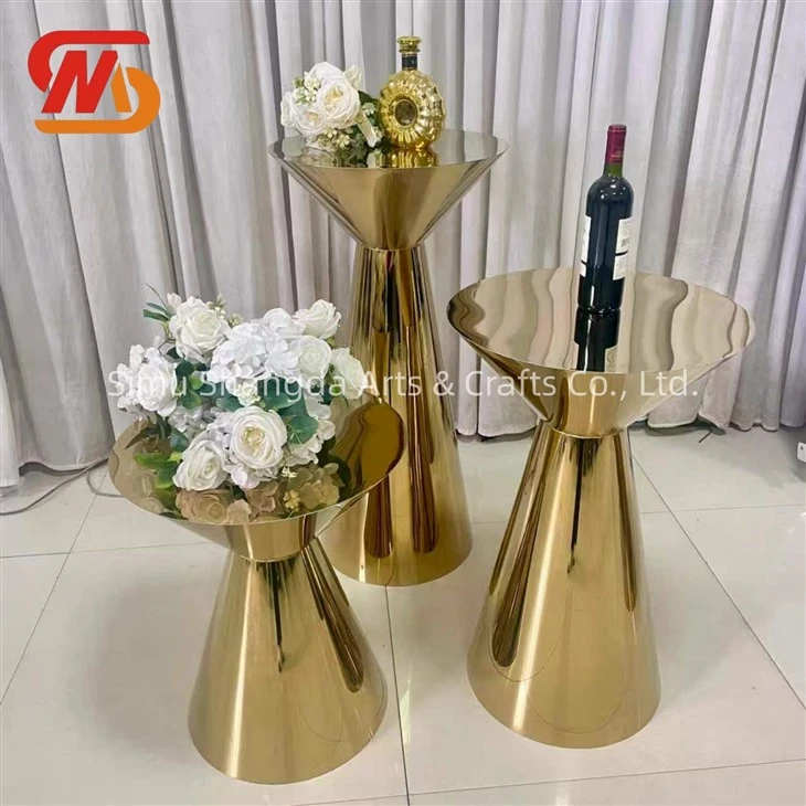 gold flower stand