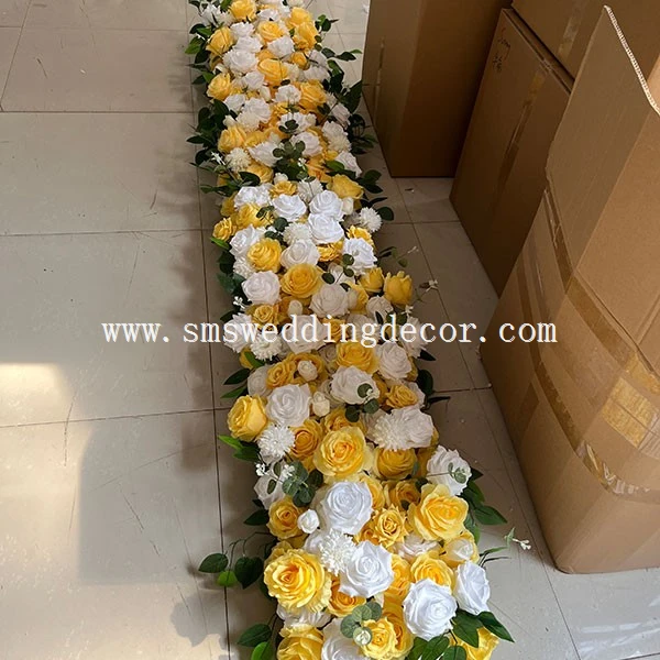 wedding floral runner