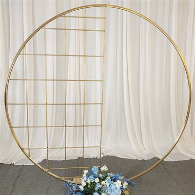 Tło złota siatka koło