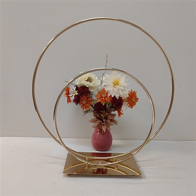 Stojak na kwiatowe obręcze